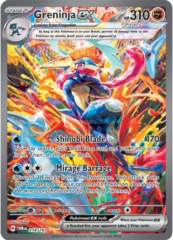 Greninja Ex 214 SIR