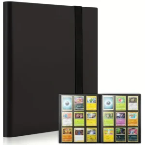 9-Pocket TCG Card Holder Album with 20 Pages and 360 Slots