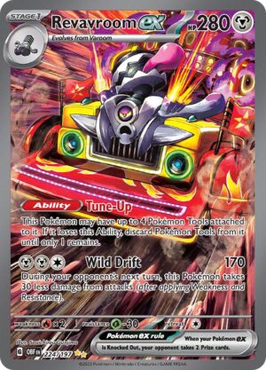 Pokémon TCG Revavroom ex 224/197 SV03: Obsidian Flames SIR Full Art Ungraded