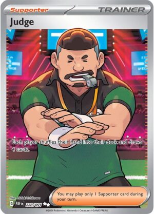 Pokémon TCG Judge 228/091 SV: Paldean Fates UR Full Art Ungraded