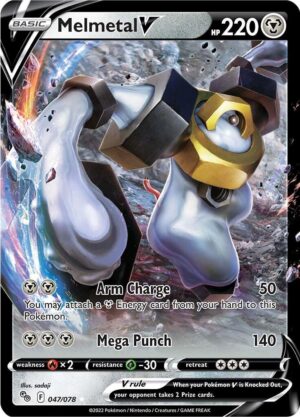 Pokémon TCG Melmetal V 047/078 Pokemon GO UR Full Art Ungraded
