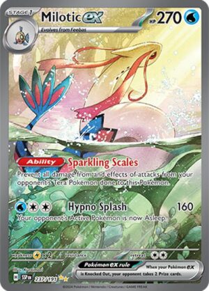 Pokémon TCG Milotic ex 237/191 SV08: Surging Sparks SIR Full Art Ungraded