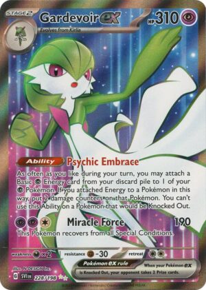 Pokémon TCG Gardevoir ex 228/198 SV01: Scarlet & Violet Base UR Full Art Ungraded