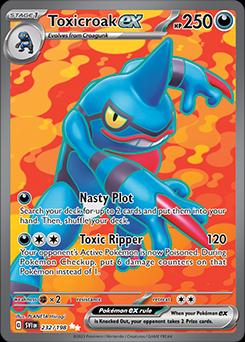 Pokémon TCG Toxicroak ex 232/198 SV01: Scarlet & Violet Base UR Full Art Ungraded