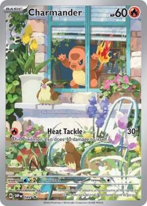Pokémon TCG Charmander 044 Scarlet & Violet Promo Full Art Ungraded