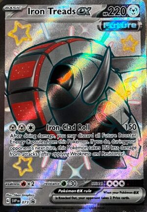 Pokémon TCG Iron Treads ex 073 Scarlet & Violet Promo Full Art Ungraded