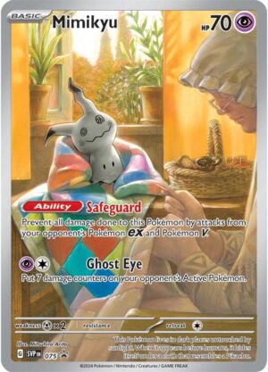Pokémon TCG Mimikyu 075 Scarlet & Violet Promo Full Art Ungraded