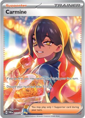 Pokémon TCG Carmine 217/167 SV06: Twilight Masquerade SIR Full Art Ungraded