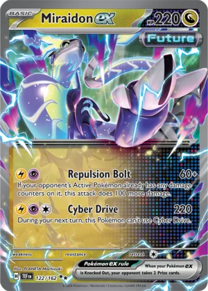 Pokémon TCG SV5: Temporal Forces 122/162 Miraidon ex Double Rare Ungraded