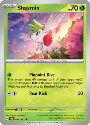 Pokémon TCG SV5: Temporal Forces 013/162 Shaymin Uncommon Ungraded