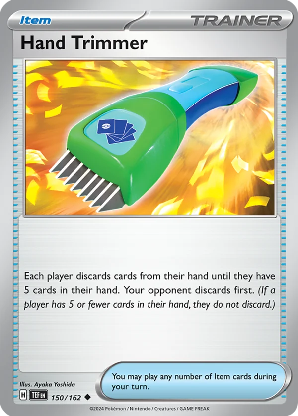 Pokémon TCG SV5: Temporal Forces 150/162 Hand Trimmer Uncommon Ungraded