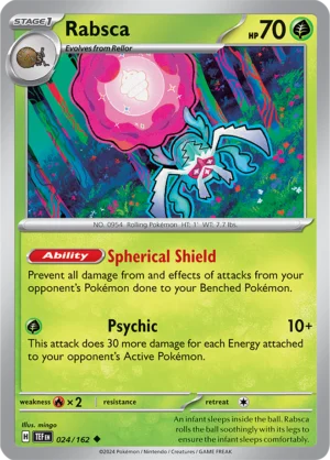 Pokémon TCG SV5: Temporal Forces 024/162 Rabsca Uncommon Ungraded