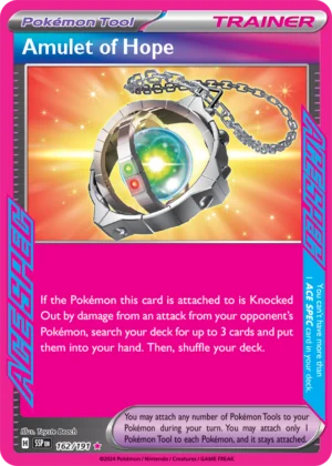 Pokémon TCG Amulet of Hope 162/191 SV08: Surging Sparks Ace Spec Ungraded