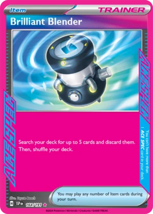 Pokémon TCG Brilliant Blender 164/191 SV08: Surging Sparks Ace Spec Ungraded