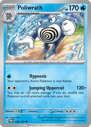 Pokémon TCG SV6: Twilight Masquerade 043/167 Poliwrath Uncommon Ungraded