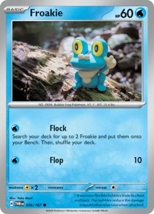 Pokémon TCG SV6: Twilight Masquerade 056/167 Froakie Common Ungraded