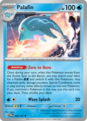 Pokémon TCG SV6: Twilight Masquerade 060/167 Palafin Uncommon Ungraded