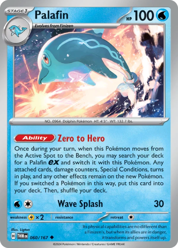 Pokémon TCG SV6: Twilight Masquerade 060/167 Palafin Uncommon Ungraded