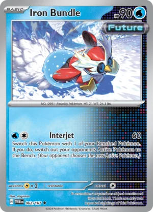 Pokémon TCG SV6: Twilight Masquerade 062/167 Iron Bundle Uncommon Ungraded