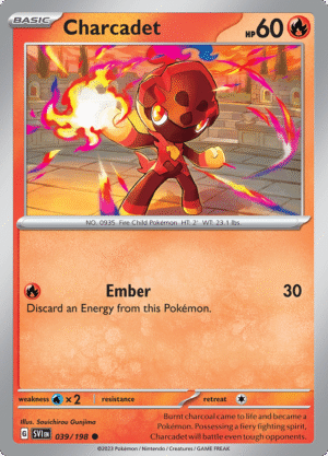 Pokémon TCG SV1: Scarlet & Violet Base 039/198 Charcadet Common Ungraded