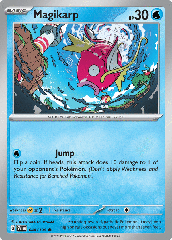 Pokémon TCG SV1: Scarlet & Violet Base 044/198 Magikarp Common Ungraded