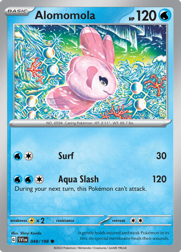Pokémon TCG SV1: Scarlet & Violet Base 048/198 Alomomola Common Ungraded