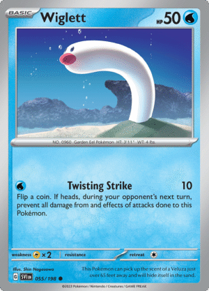 Pokémon TCG SV1: Scarlet & Violet Base 055/198 Wiglett Common Ungraded