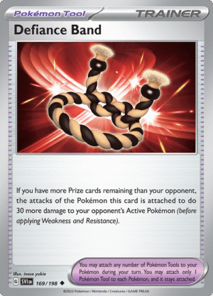 Pokémon TCG SV1: Scarlet & Violet Base 169/198 Defiance Band Uncommon Ungraded