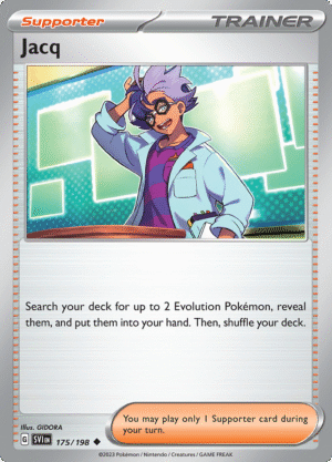 Pokémon TCG SV1: Scarlet & Violet Base 175/198 Jacq Uncommon Ungraded