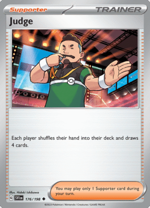 Pokémon TCG SV1: Scarlet & Violet Base 176/198 Judge Uncommon Ungraded