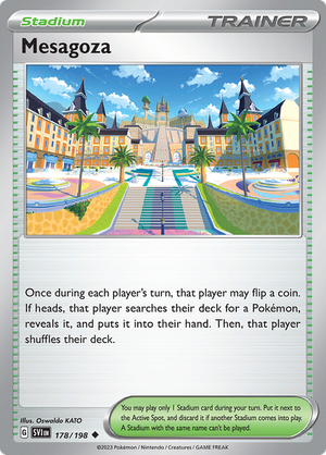 Pokémon TCG SV1: Scarlet & Violet Base 178/198 Mesagoza Uncommon Ungraded