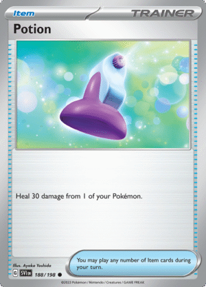 Pokémon TCG SV1: Scarlet & Violet Base 188/198 Potion Common Ungraded