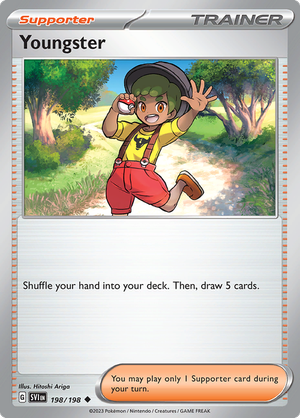 Pokémon TCG SV1: Scarlet & Violet Base 198/198 Youngster Uncommon Ungraded