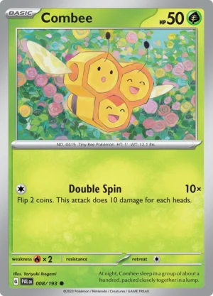 Pokémon TCG SV2: Paldea Evolved 008/193 Combee Common Ungraded