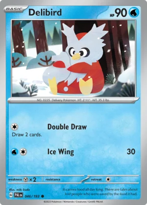 Pokémon TCG SV2: Paldea Evolved 046/193 Delibird Common Ungraded