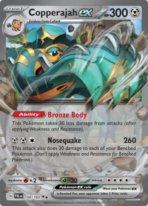 Pokémon TCG SV2: Paldea Evolved 150/193 Copperajah ex Double Rare Ungraded