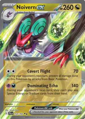 Pokémon TCG SV2: Paldea Evolved 153/193 Noivern ex Double Rare Ungraded