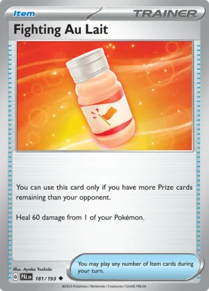 Pokémon TCG SV2: Paldea Evolved 181/193 Fighting Au Lait Uncommon Ungraded