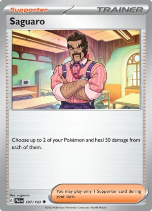 Pokémon TCG SV2: Paldea Evolved 187/193 Saguaro Uncommon Ungraded