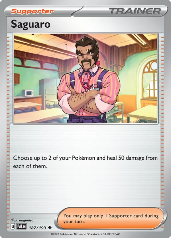 Pokémon TCG SV2: Paldea Evolved 187/193 Saguaro Uncommon Ungraded