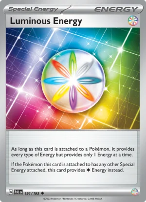 Pokémon TCG SV2: Paldea Evolved 191/193 Luminous Energy Uncommon Ungraded