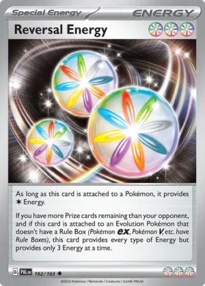 Pokémon TCG SV2: Paldea Evolved 192/193 Reversal Energy Uncommon Ungraded