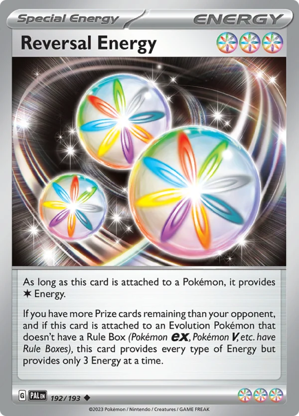 Pokémon TCG SV2: Paldea Evolved 192/193 Reversal Energy Uncommon Ungraded