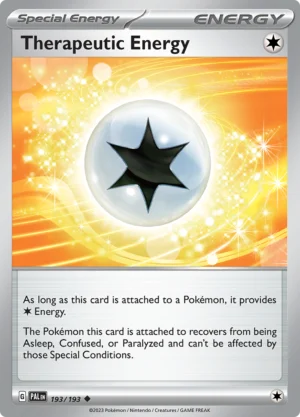 Pokémon TCG SV2: Paldea Evolved 193/193 Therapeutic Energy Uncommon Ungraded