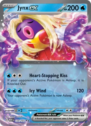 Pokémon TCG SV: Scarlet & Violet 151 124/165 Jynx ex Double Rare Ungraded