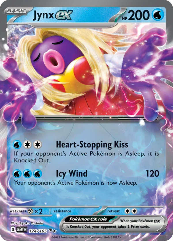 Pokémon TCG SV: Scarlet & Violet 151 124/165 Jynx ex Double Rare Ungraded