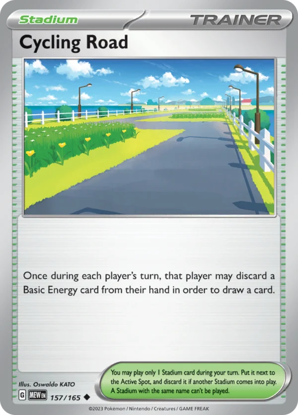 Pokémon TCG SV: Scarlet & Violet 151 157/165 Cycling Road Uncommon Ungraded