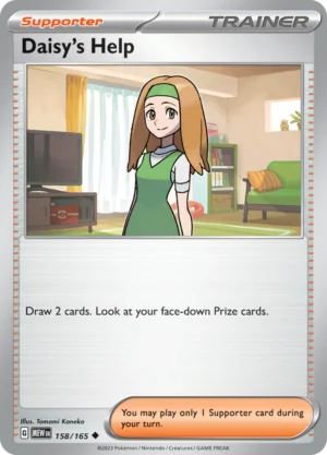 Pokémon TCG SV: Scarlet & Violet 151 158/165 Daisy's Help Uncommon Ungraded