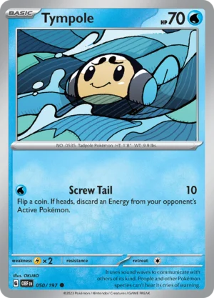 Pokémon TCG SV3: Obsidian Flames 050/197 Tympole Common Ungraded