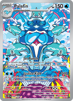 Pokémon TCG Palafin 200/197 SV03: Obsidian Flames IR Full Art Ungraded